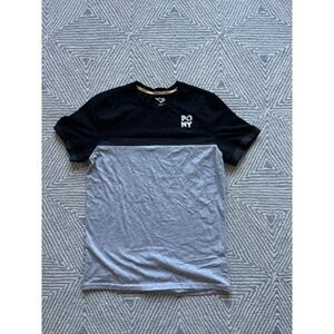 Pony Short Sleeve Panel‎ T-Shirt - Black/Gray - Medium